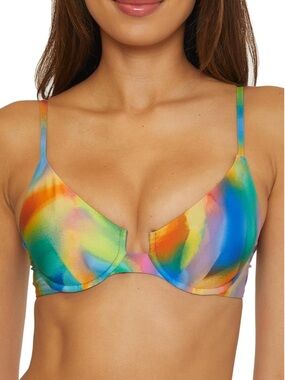 BECCA Women's Paper Mache Underwire Bikini Top Size S